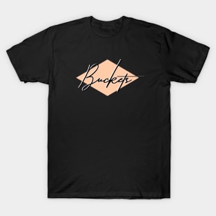 Basketball Lover Buckets Diamond Design T-Shirt